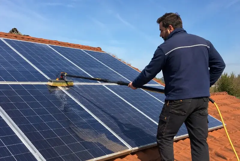 Nettoyage et entretien de panneaux solaires à Wangen